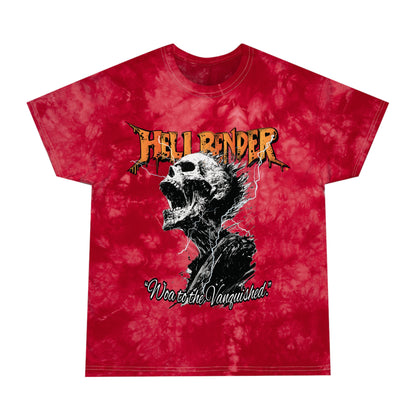 Hellbender™ Red Tie-Dye T-Shirt- Woa to the Vanquished