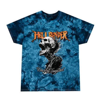 Hellbender™ Blue Tie-Dye T-Shirt- Woa to the Vanquished