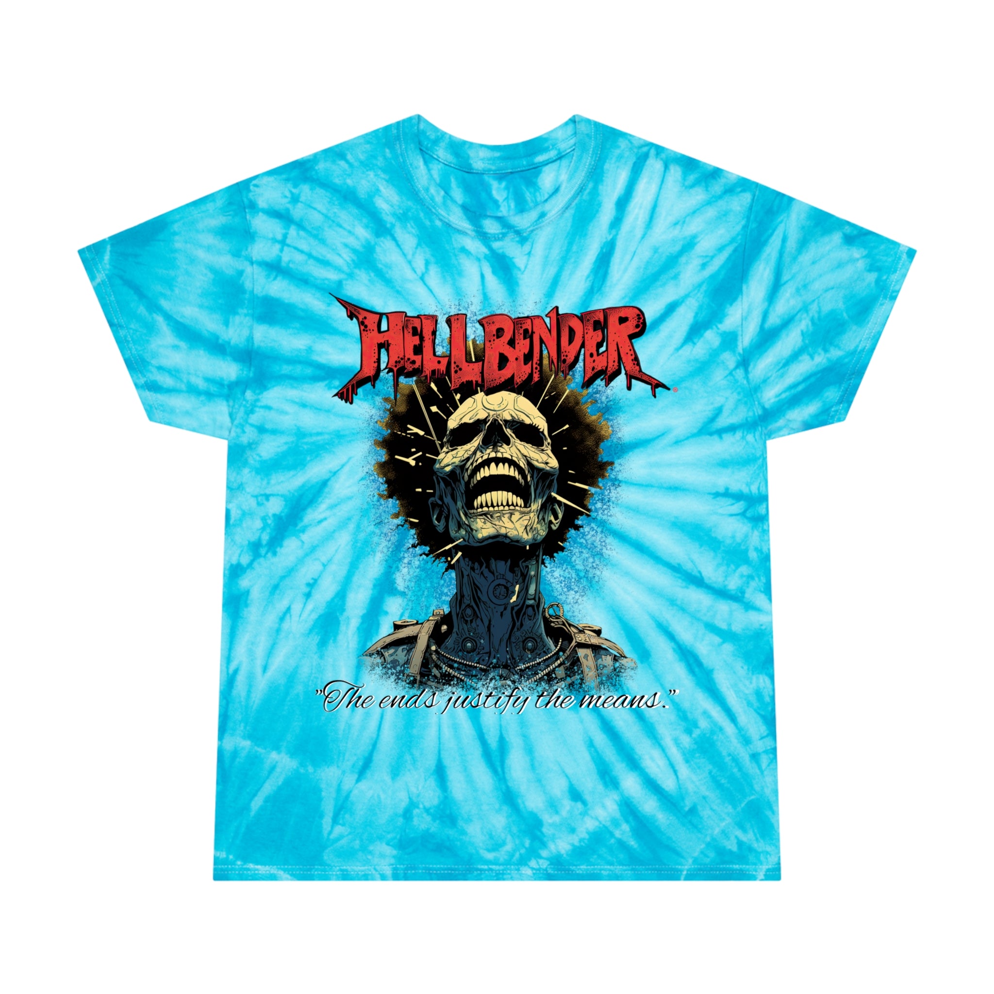 Hellbender™ Teal Tie-Dye T-Shirt, -Dead Tribe Machiavelli