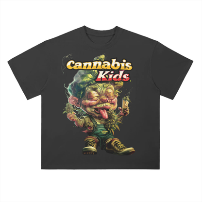 Cannabis Kids® Super Heavy Premium T-Shirt - Oldtimer - BLK -8.8 Oz