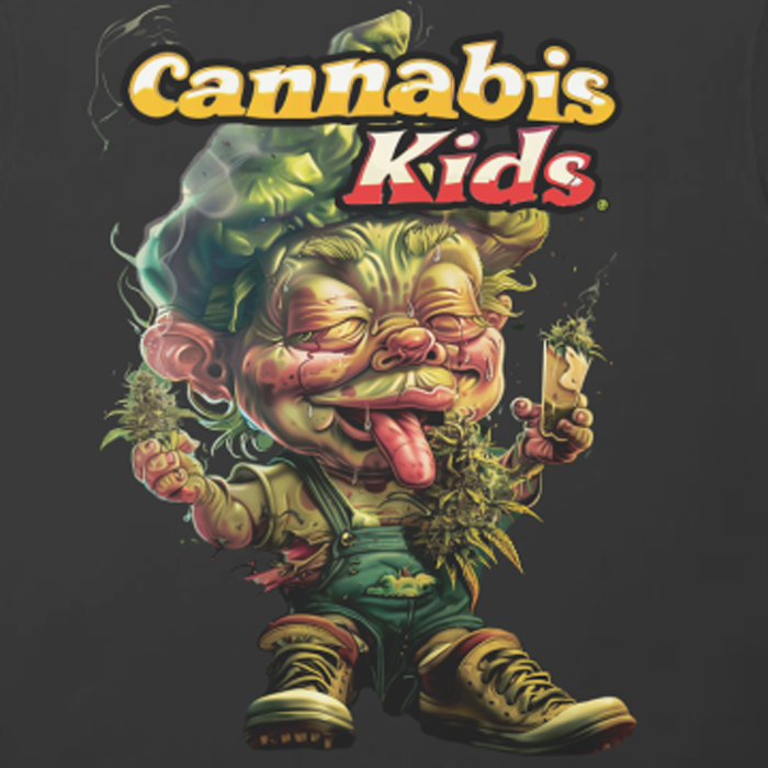 Cannabis Kids® Super Heavy Premium T-Shirt - Oldtimer - BLK -8.8 Oz