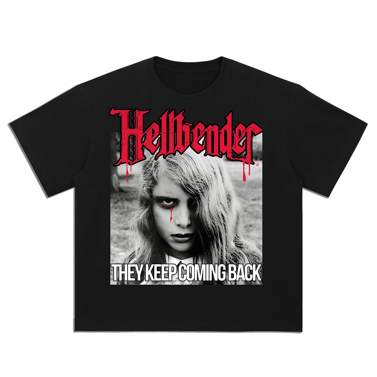 Hellbender® Super Heavy Premium T-Shirt - 2-Sided Print - Night of the Living Dead - 01