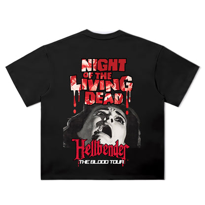 Hellbender® Super Heavy Premium T-Shirt - 2-Sided Print - Night of the Living Dead - 01