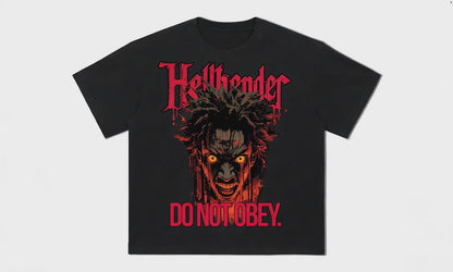 Hellbender® Super Heavy Premium T-Shirt - DO NOT OBEY - 8.8 Oz BLK