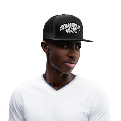 Cannabis Kids® Classic 5 Panel Mesh Trucker - CKLOGO Blk/Blk