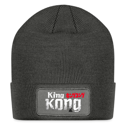 King Kong X Hellbender® Patch Beanie - charcoal grey