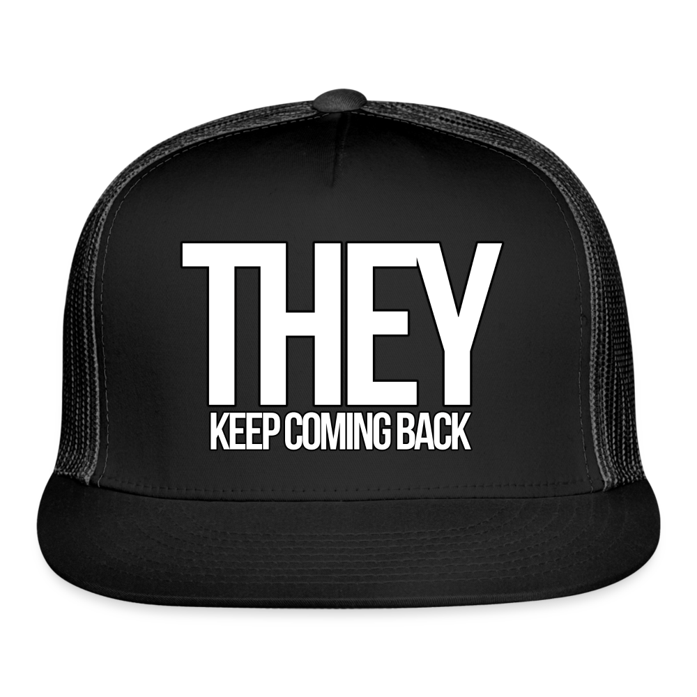 Night of the Living Dead Classic 5 Panel Mesh Trucker -  Black/Black - black/black